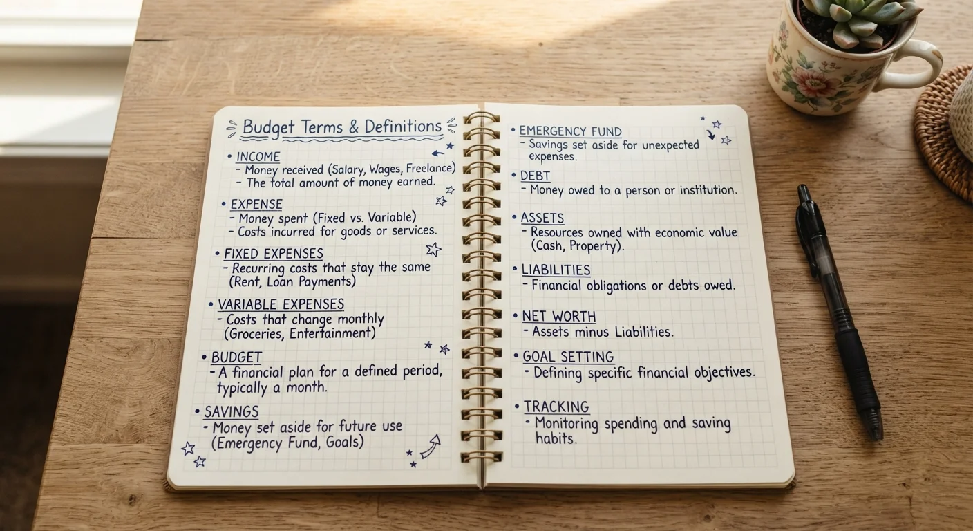 A Plain-Language Glossary of Budgeting Terms