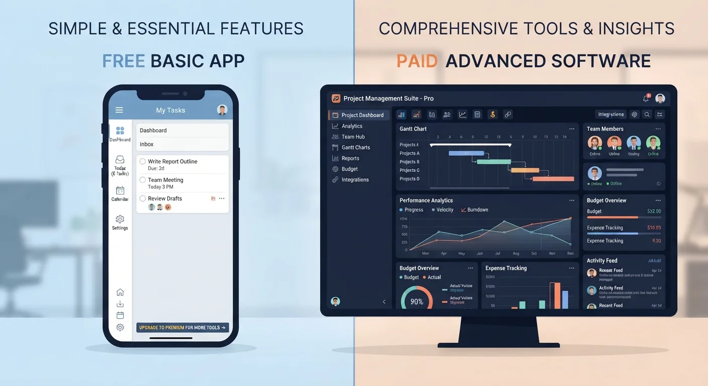 Free vs. Paid Software: When the Upgrade Is Worth It and When It Isn't