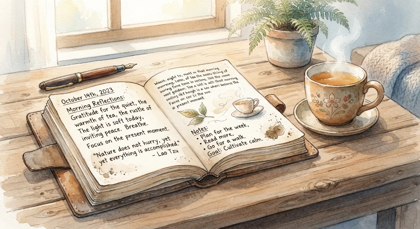Journaling for Mental Wellbeing: What the Research Suggests and What It Doesn't