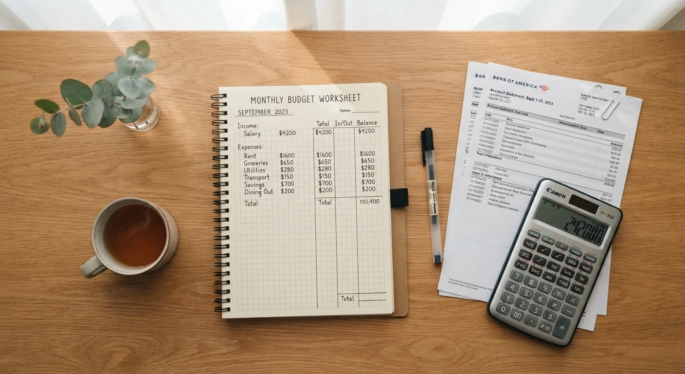 Monthly Budget Setup Checklist
