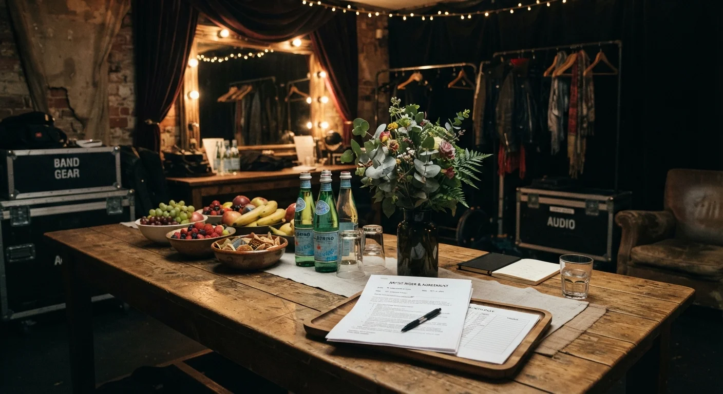 Reading a Concert Rider: What Artists Actually Demand Before They Perform