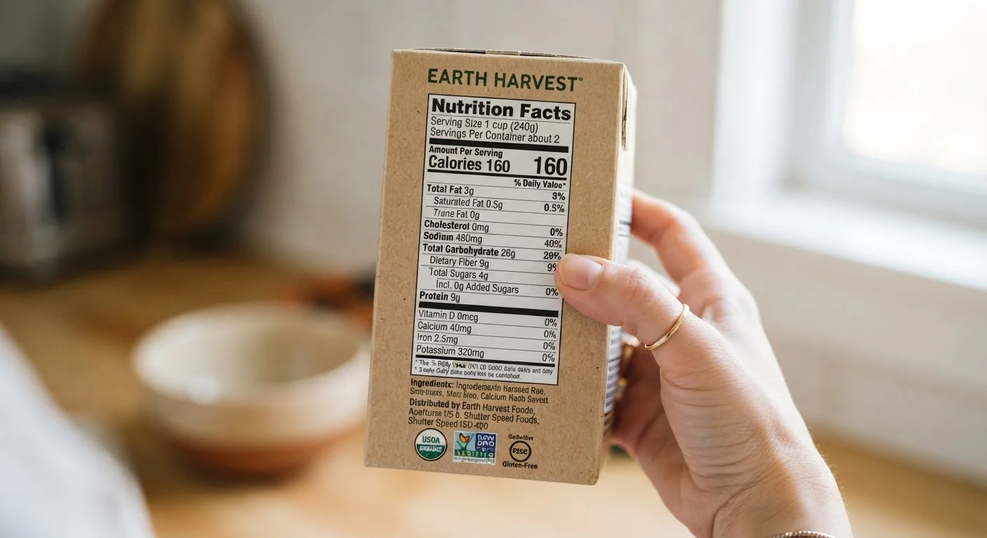 Reading a Nutrition Facts Label Without Getting Lost