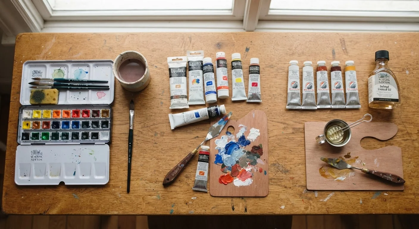 Watercolor, Acrylic, or Oil: Which Paint Medium Suits Your Goals?