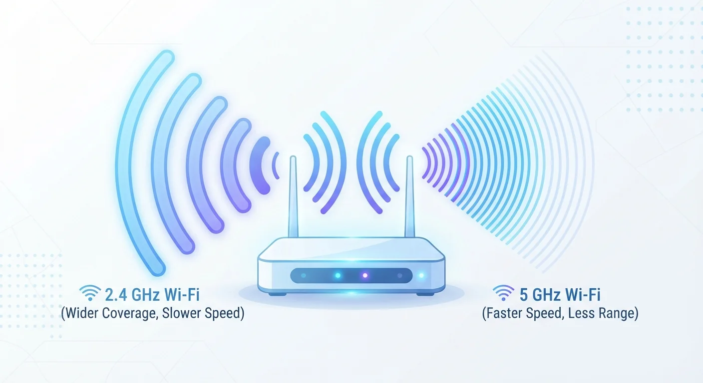 Wi-Fi Bands Explained: The Difference Between 2.4 GHz and 5 GHz