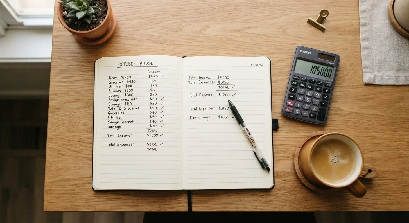 Your First Spending Plan: A Ground-Up Walkthrough